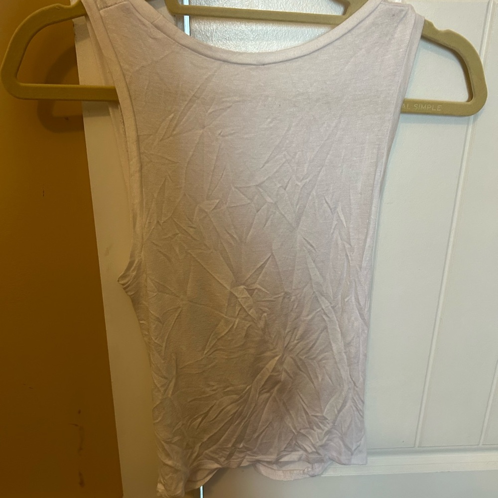 White tank top
